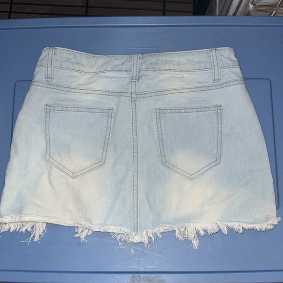 Forever 21 fishnet denim skirt size small - Picture 4 of 4